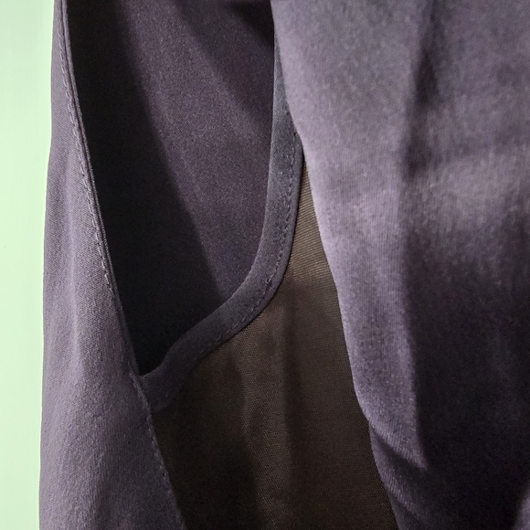 Reiss Melissa Cape Cutout Back Aubergine Midi Dress Gown Size 8 Drapey Draped - Picture 9 of 16